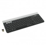 Клавиатура беспроводная LOGITECH K780, для ПК, планшета, смартфона, 97 клавиш + 6 дополнительных клавиш, черно-белая, 920-008043