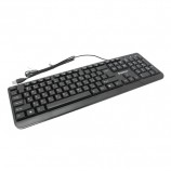Клавиатура проводная DEFENDER OfficeMate HM-710 RU, USB, 104 клавиши + 12 дополнительных клавиш, мультимедийная, черная, 45710