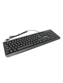 Клавиатура проводная DEFENDER OfficeMate HM-710 RU, USB, 104 клавиши + 12 дополнительных клавиш, мультимедийная, черная, 45710 Клавиатура проводная DEFENDER OfficeMate HM-710 RU, USB, 104 клавиши + 12 дополнительных клавиш, мультимедийная, черная, 45710