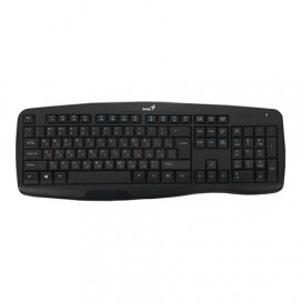 Набор беспроводной GENIUS KB-8000X, USB, клавиатура, мышь 2 кнопки + 1 колесо кнопка, черный, 31340005103