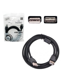 Кабель-удлинитель USB 2.0, 1,8 м, CABLEXPERT, M-F, 1 фильтр, для подключения периферии, CCF-USB2-AMAF-6 Кабель-удлинитель USB 2.0, 1,8 м, CABLEXPERT, M-F, 1 фильтр, для подключения периферии, CCF-USB2-AMAF-6