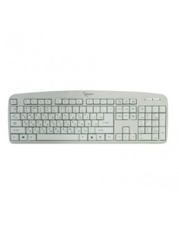 Клавиатура проводная GEMBIRD KB-8350U, USB, бежевая