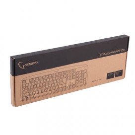 Клавиатура проводная GEMBIRD KB-8350U, USB, бежевая