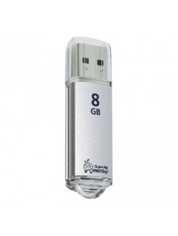 Флэш-диск 8 GB, SMARTBUY V-Cut, USB 2.0, металлический корпус, серебристый, SB8GBVC-S Флэш-диск 8 GB, SMARTBUY V-Cut, USB 2.0, металлический корпус, серебристый, SB8GBVC-S