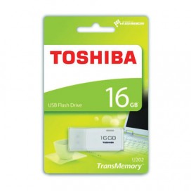 Флэш-диск 16 GB, TOSHIBA U202, USB 2.0, белый, THN-U202W0160E4