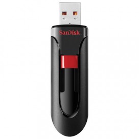 Флэш-диск 128 GB, SANDISK Cruzer Glide, USB 2.0, черный, SDCZ60-128G-B35