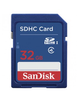 Карта памяти SDHC, 32 GB, SANDISK, 4 Мб/сек. (class 4), SDSDB-032G-B35