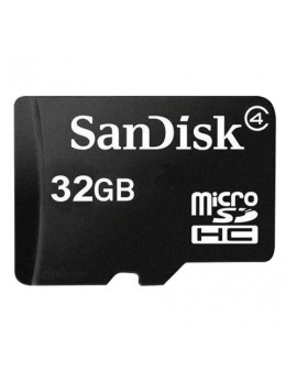 Карта памяти micro SDHC, 32 GB, SANDISK, 4 Мб/сек. (class 4), SDSDQM-032G-B35