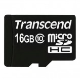Карта памяти micro SDHC, 16 GB, TRANSCEND, 30 Мб/сек. (class 10), TS16GUSDC10