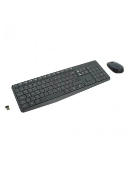 Набор беспроводной LOGITECH Wireless MK235, клавиатура, мышь 2 кнопки + 1 колесо-кнопка, черный, 920-007948