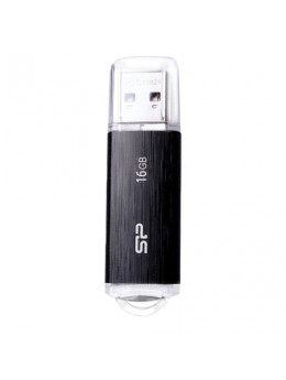 Флэш-диск 16 GB, SILICON POWER Ultima U02, USB 2.0, черный, SP16GBUF2U02V1K