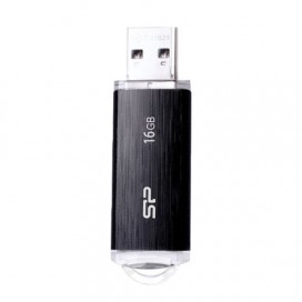 Флэш-диск 16 GB, SILICON POWER Ultima U02, USB 2.0, черный, SP16GBUF2U02V1K