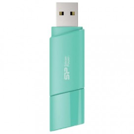 Флэш-диск 16 GB, SILICON POWER Ultima U06, USB 2.0, голубой, SP16GBUF2U06V1B