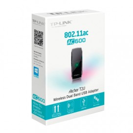 Адаптер WI-FI TP-LINK Archer T2U, USB 2.0, 2.4+5 ГГц 802.11ac 150+433 Мбит
