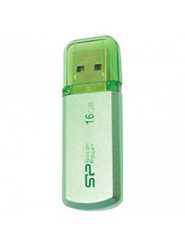 Флэш-диск 16 GB, SILICON POWER Helios 101, USB 2.0, зеленый, SP16GBUF2101V1N