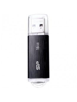 Флэш-диск 16 GB, SILICON POWER Blaze B02, USB 3.1, черный, SP16GBUF3B02V1K