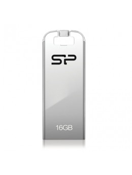 Флэш-диск 16 GB, SILICON POWER Touch T03, USB 2.0, металлический корпус, серебристый, SP16GBUF2T03V1F