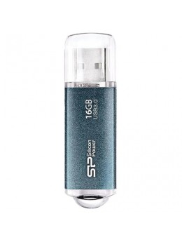 Флэш-диск 16 GB, SILICON POWER Marvel M01, USB 3.1, металлический корпус, синий, SP16GBUF3M01V1B