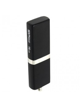 Флэш-диск 16 GB, SILICON POWER LuxMini 710, USB 2.0, металлический корпус, черный, SP16GBUF2710V1K