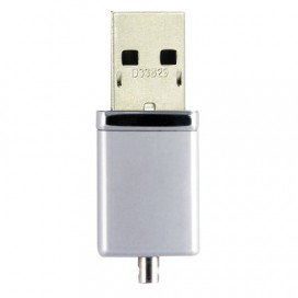 Флэш-диск 16 GB SILICON POWER Touch 710 USB 2.0, серебристый, SP16GBUF2710V1S