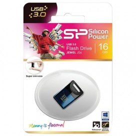 Флэш-диск 16 GB SILICON POWER Jewel J06 USB 3.1, синий, SP16GBUF3J06V1D