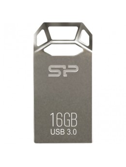 Флэш-диск 16 GB, SILICON POWER Jewel J50, USB 3.1, металлический корпус, серый, SP16GBUF3J50V1T