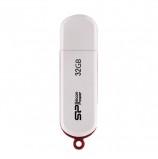 Флэш-диск 32 GB SILICON POWER LuxMini 320 USB 2.0, белый, SP32GBUF2320V1W