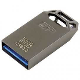 Флэш-диск 16 GB, SILICON POWER Jewel J50, USB 3.1, металлический корпус, серый, SP16GBUF3J50V1T