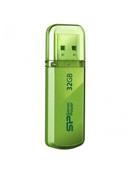 Флэш-диск 32 GB, SILICON POWER Helios 101, USB 2.0, металлический корпус, зеленый, SP32GBUF2101V1N Флэш-диск 32 GB, SILICON POWER Helios 101, USB 2.0, металлический корпус, зеленый, SP32GBUF2101V1N