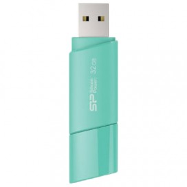 Флэш-диск 32 GB SILICON POWER Ultima U06 USB 2.0, голубой, SP32GBUF2U06V1B