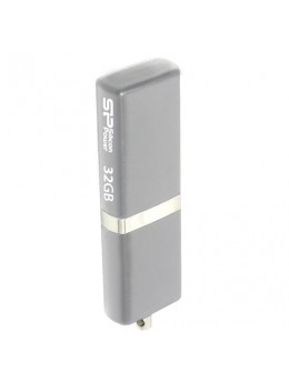 Флэш-диск 32 GB, SILICON POWER LuxMini 710, USB 2.0, металлический корпус, серебристый, SP32GBUF2710V1S