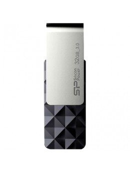 Флэш-диск 32 GB SILICON POWER Blaze B30 USB 3.1, черный, SP32GBUF3B30V1K
