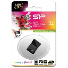 Флэш-диск 32 GB SILICON POWER Jewel J08 USB 3.1, черный, SP32GBUF3J08V1K