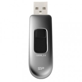 Флэш-диск 128 GB, SILICON POWER Marvel M70, USB 3.1, металлический корпус, серебристый, 128GBUF3M70V1S