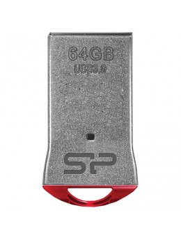 Флэш-диск 64 GB, SILICON POWER Jewel J01, USB 3.1, металлический корпус, красный, SP64GBUF3J01V1R