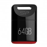 Флэш-диск 64 GB SILICON POWER Touch T06 USB 2.0, черный, SP64GBUF2T06V1K