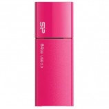 Флэш-диск 64 GB SILICON POWER Ultima U05 USB 2.0, розовый, SP64GBUF2U05V1H