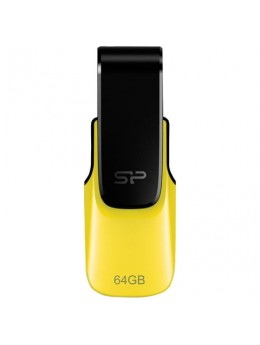 Флэш-диск 64 GB, SILICON POWER Ultima U31, USB 2.0, желтый, SP64GBUF2U31V1Y