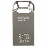 Флэш-диск 64 GB, SILICON POWER Jewel J50, USB 3.1, металлический корпус, серый, SP64GBUF3J50V1T