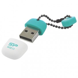 Флэш-диск 64 GB, SILICON POWER Jewel J07, USB 3.1, голубой, SP64GBUF3J07V1B