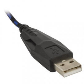 Мышь проводная игровая SONNEN GM-77, USB, 2400 dpi, 6 кнопок, оптическая, LED-подсветка, черная
