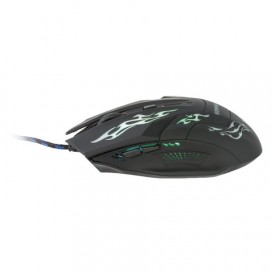Мышь проводная игровая SONNEN GM-77, USB, 2400 dpi, 6 кнопок, оптическая, LED-подсветка, черная