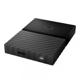 Диск жесткий внешний HDD WESTERN DIGITAL 'My Passport', 1 TB, 2,5', USB 3.0, черный, WDBBEX0010BBK
