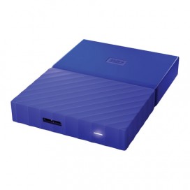 Диск жесткий внешний HDD WESTERN DIGITAL 'My Passport', 1 TB, 2,5', USB 3.0, синий, WDBBEX0010BBL