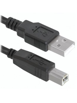 Кабель USB 2.0 AM-BM, 5 м, DEFENDER, для подключения принтеров, МФУ и периферии, 83765 Кабель USB 2.0 AM-BM, 5 м, DEFENDER, для подключения принтеров, МФУ и периферии, 83765