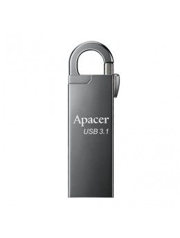 Флэш-диск 16 Gb APACER AH15A, USB 3.1, металлический корпус, серебристый, AP16GAH15AA-1