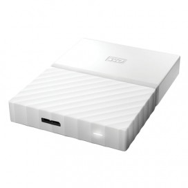 Диск жесткий внешний HDD WESTERN DIGITAL 'My Passport', 1 TB, 2,5', USB 3.0, белый, WDBBEX0010BWT