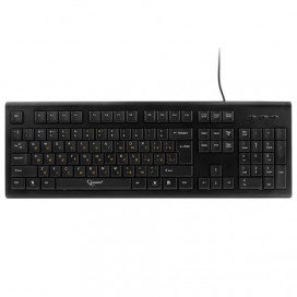 Клавиатура проводная GEMBIRD KB-8353U-BL, USB, 104 клавиши, черная