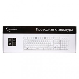 Клавиатура проводная GEMBIRD KB-8353U-BL, USB, 104 клавиши, черная