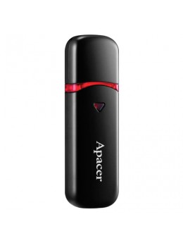 Флэш-диск 8 GB, APACER AH333, USB 2.0, черный, AP8GAH333B-1